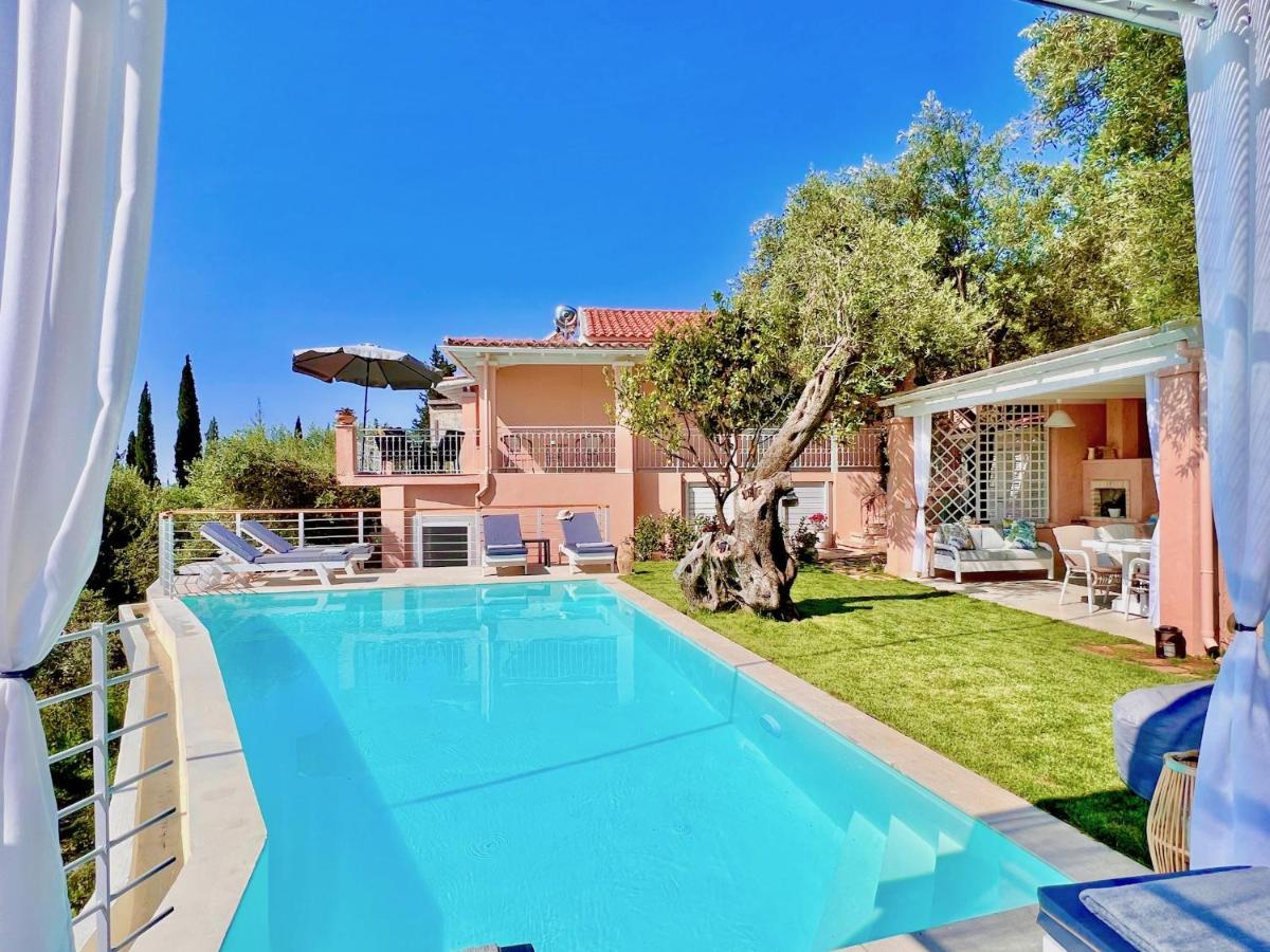 Villa Evmaria With Private Swimming Pool Spartylas ภายนอก รูปภาพ