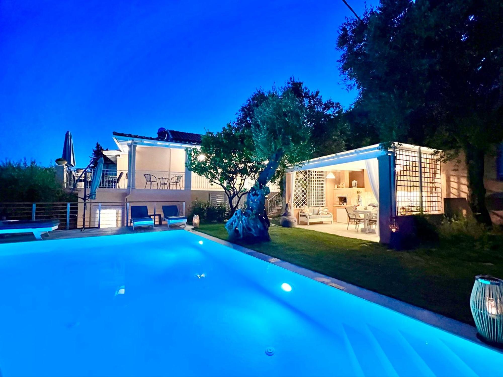 Villa Evmaria With Private Swimming Pool Spartylas ภายนอก รูปภาพ