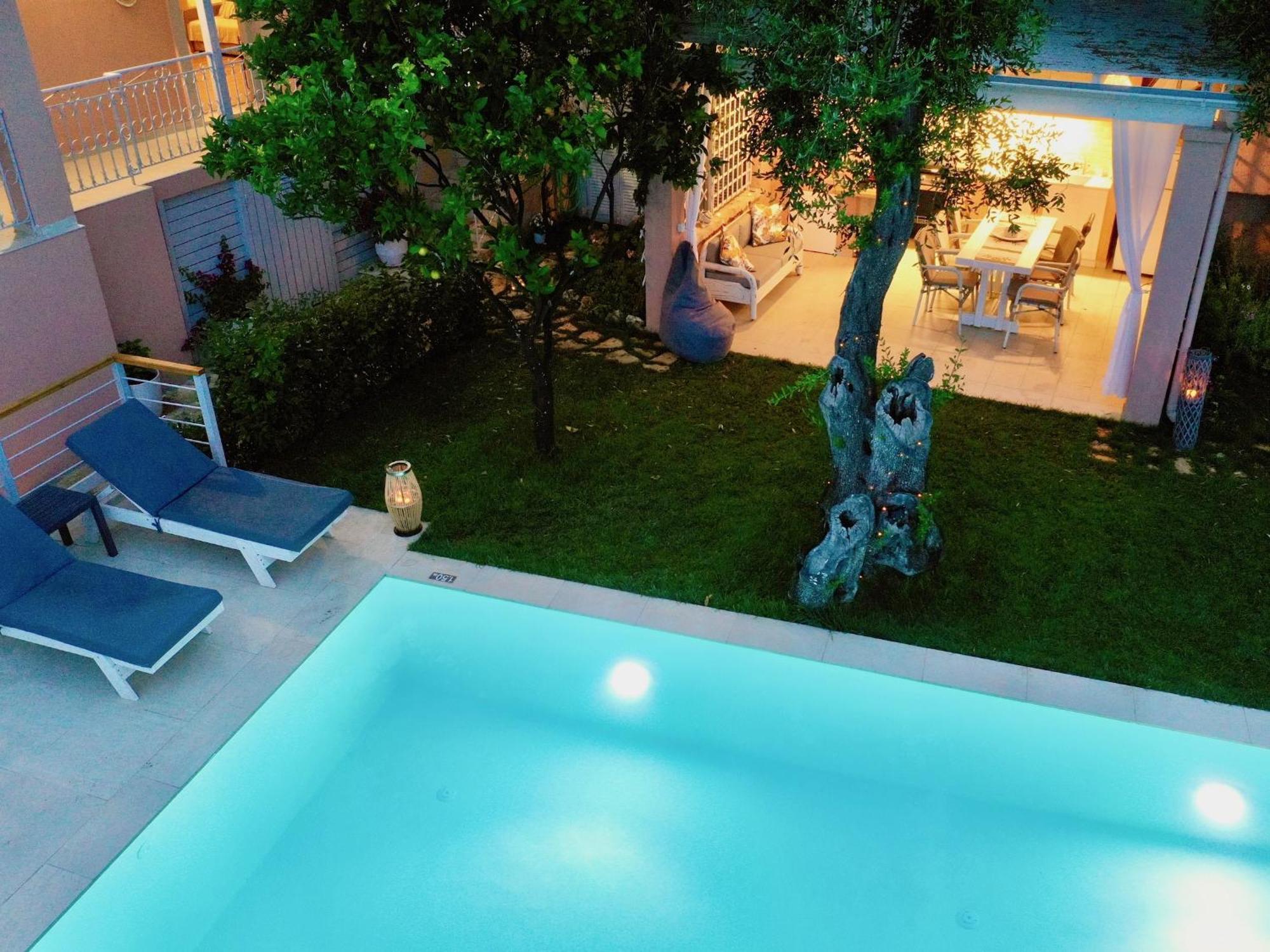 Villa Evmaria With Private Swimming Pool Spartylas ภายนอก รูปภาพ